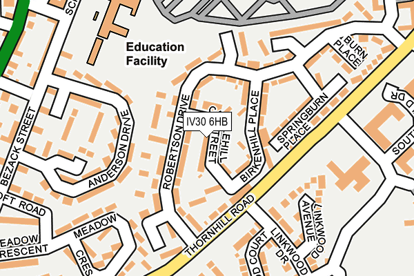 IV30 6HB map - OS OpenMap – Local (Ordnance Survey) IV30 6HB map - OS OpenMap – Local (Ordnance Survey)