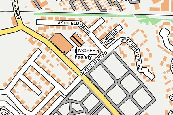 IV30 6HE map - OS OpenMap – Local (Ordnance Survey) IV30 6HE map - OS OpenMap – Local (Ordnance Survey)