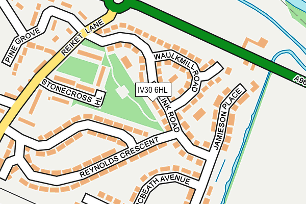 IV30 6HL map - OS OpenMap – Local (Ordnance Survey) IV30 6HL map - OS OpenMap – Local (Ordnance Survey)