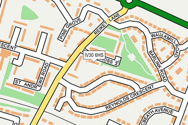 IV30 6HS map - OS OpenMap – Local (Ordnance Survey) IV30 6HS map - OS OpenMap – Local (Ordnance Survey)