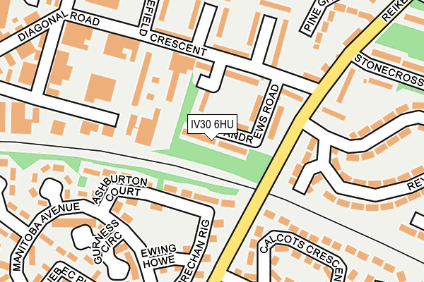 IV30 6HU map - OS OpenMap – Local (Ordnance Survey) IV30 6HU map - OS OpenMap – Local (Ordnance Survey)