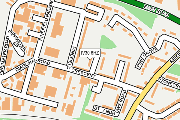 IV30 6HZ map - OS OpenMap – Local (Ordnance Survey) IV30 6HZ map - OS OpenMap – Local (Ordnance Survey)