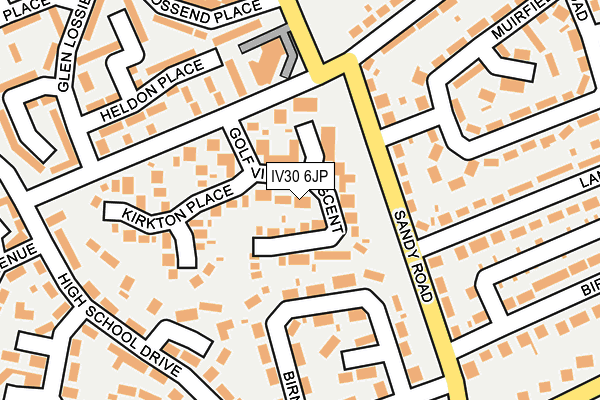 IV30 6JP map - OS OpenMap – Local (Ordnance Survey) IV30 6JP map - OS OpenMap – Local (Ordnance Survey)