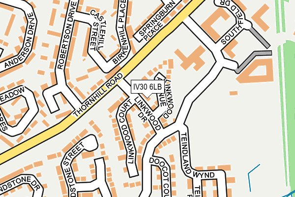 IV30 6LB map - OS OpenMap – Local (Ordnance Survey) IV30 6LB map - OS OpenMap – Local (Ordnance Survey)