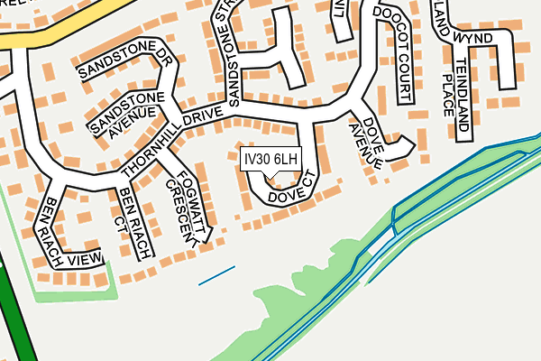 IV30 6LH map - OS OpenMap – Local (Ordnance Survey) IV30 6LH map - OS OpenMap – Local (Ordnance Survey)