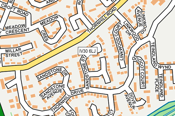 IV30 6LJ map - OS OpenMap – Local (Ordnance Survey) IV30 6LJ map - OS OpenMap – Local (Ordnance Survey)