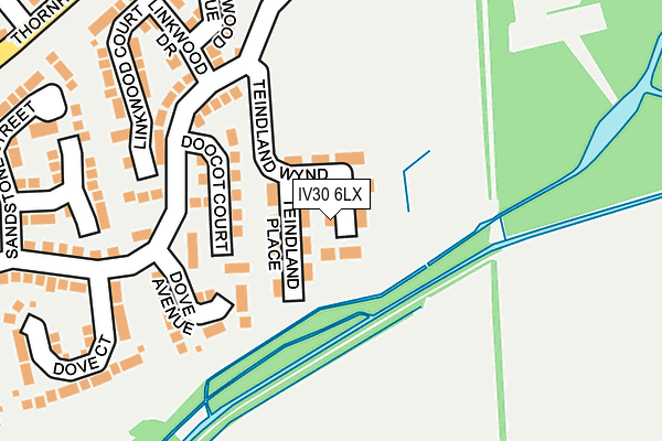 IV30 6LX map - OS OpenMap – Local (Ordnance Survey) IV30 6LX map - OS OpenMap – Local (Ordnance Survey)