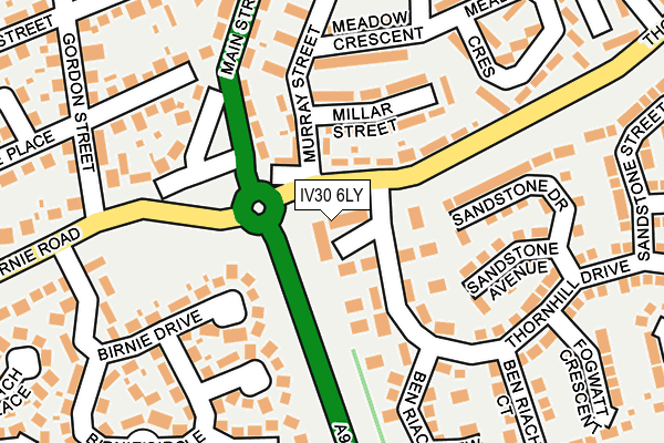 IV30 6LY map - OS OpenMap – Local (Ordnance Survey) IV30 6LY map - OS OpenMap – Local (Ordnance Survey)