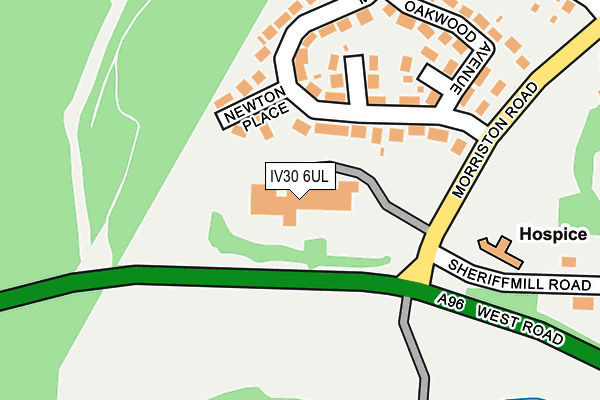 IV30 6UL map - OS OpenMap – Local (Ordnance Survey) IV30 6UL map - OS OpenMap – Local (Ordnance Survey)