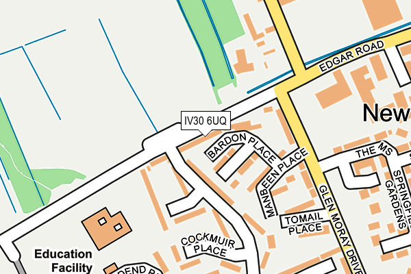 IV30 6UQ map - OS OpenMap – Local (Ordnance Survey) IV30 6UQ map - OS OpenMap – Local (Ordnance Survey)