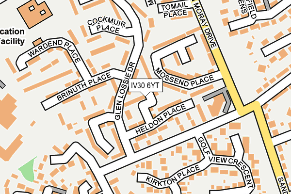 IV30 6YT map - OS OpenMap – Local (Ordnance Survey) IV30 6YT map - OS OpenMap – Local (Ordnance Survey)