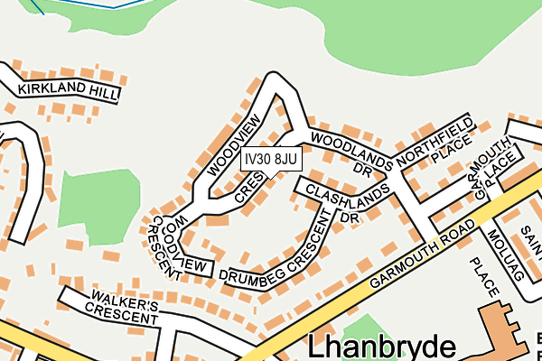IV30 8JU map - OS OpenMap – Local (Ordnance Survey) IV30 8JU map - OS OpenMap – Local (Ordnance Survey)