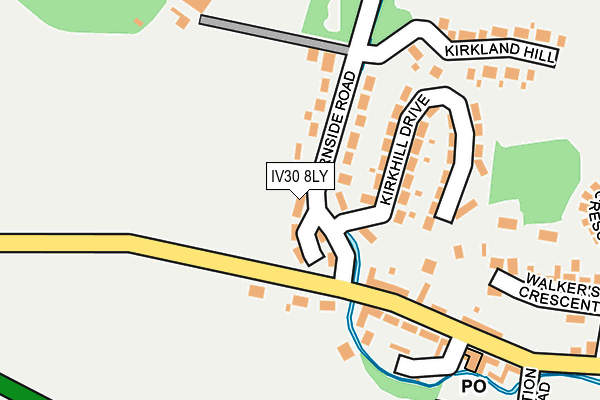 IV30 8LY map - OS OpenMap – Local (Ordnance Survey) IV30 8LY map - OS OpenMap – Local (Ordnance Survey)