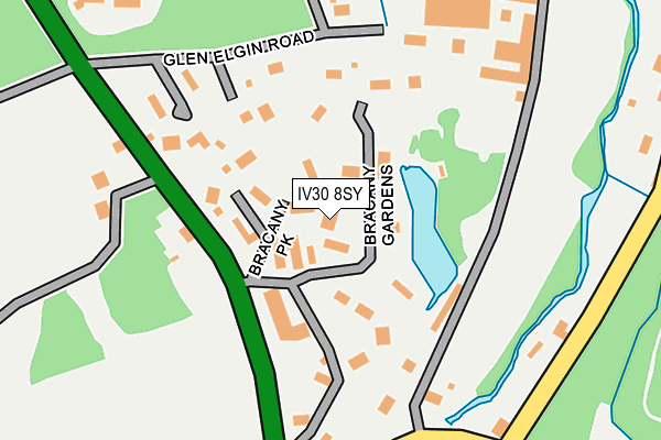IV30 8SY map - OS OpenMap – Local (Ordnance Survey) IV30 8SY map - OS OpenMap – Local (Ordnance Survey)