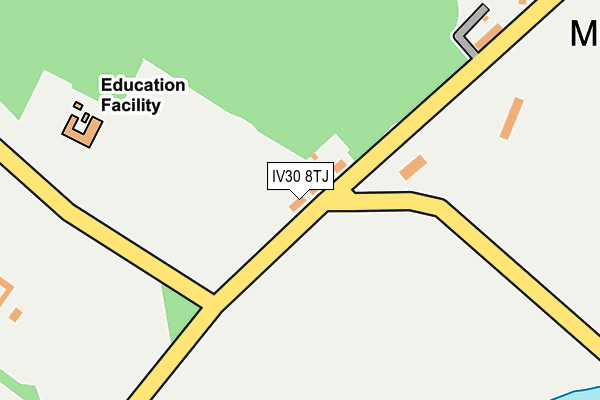 IV30 8TJ map - OS OpenMap – Local (Ordnance Survey) IV30 8TJ map - OS OpenMap – Local (Ordnance Survey)