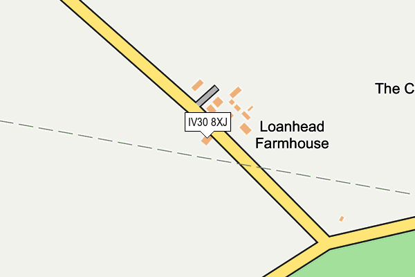 IV30 8XJ map - OS OpenMap – Local (Ordnance Survey) IV30 8XJ map - OS OpenMap – Local (Ordnance Survey)