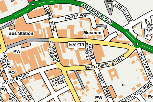 IV30 9TR map - OS OpenMap – Local (Ordnance Survey) IV30 9TR map - OS OpenMap – Local (Ordnance Survey)