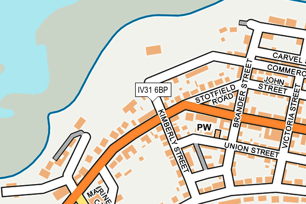 IV31 6BP map - OS OpenMap – Local (Ordnance Survey) IV31 6BP map - OS OpenMap – Local (Ordnance Survey)