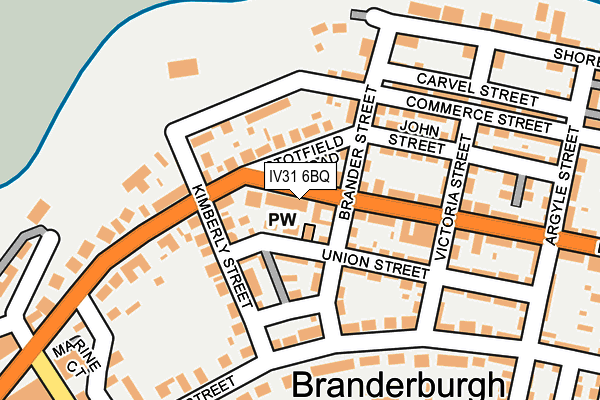 IV31 6BQ map - OS OpenMap – Local (Ordnance Survey) IV31 6BQ map - OS OpenMap – Local (Ordnance Survey)
