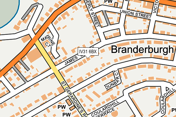 IV31 6BX map - OS OpenMap – Local (Ordnance Survey) IV31 6BX map - OS OpenMap – Local (Ordnance Survey)
