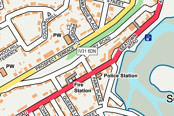 IV31 6DN map - OS OpenMap – Local (Ordnance Survey) IV31 6DN map - OS OpenMap – Local (Ordnance Survey)