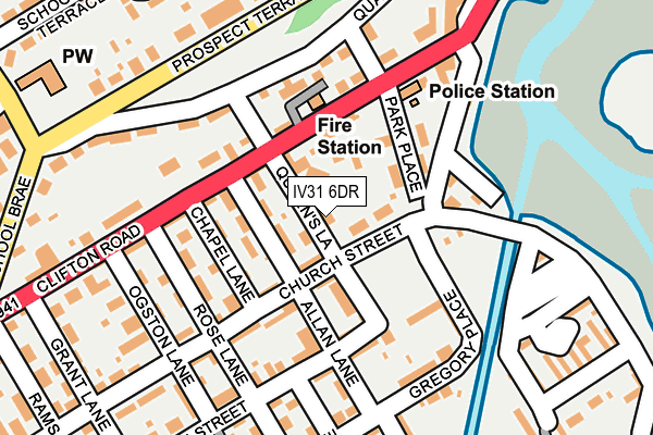 IV31 6DR map - OS OpenMap – Local (Ordnance Survey) IV31 6DR map - OS OpenMap – Local (Ordnance Survey)