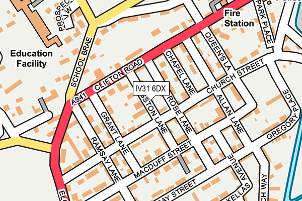 IV31 6DX map - OS OpenMap – Local (Ordnance Survey) IV31 6DX map - OS OpenMap – Local (Ordnance Survey)