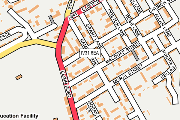 IV31 6EA map - OS OpenMap – Local (Ordnance Survey) IV31 6EA map - OS OpenMap – Local (Ordnance Survey)