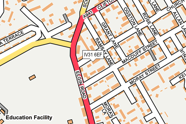 IV31 6EF map - OS OpenMap – Local (Ordnance Survey) IV31 6EF map - OS OpenMap – Local (Ordnance Survey)