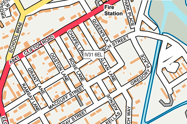 IV31 6EL map - OS OpenMap – Local (Ordnance Survey) IV31 6EL map - OS OpenMap – Local (Ordnance Survey)