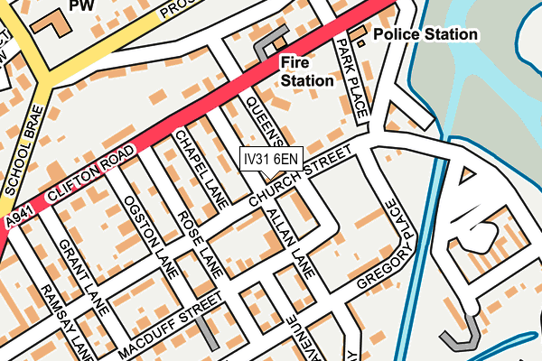 IV31 6EN map - OS OpenMap – Local (Ordnance Survey) IV31 6EN map - OS OpenMap – Local (Ordnance Survey)