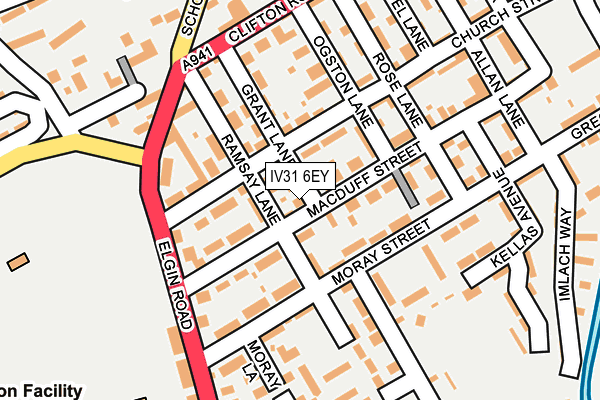 IV31 6EY map - OS OpenMap – Local (Ordnance Survey) IV31 6EY map - OS OpenMap – Local (Ordnance Survey)