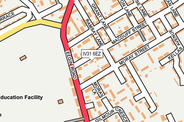 IV31 6EZ map - OS OpenMap – Local (Ordnance Survey) IV31 6EZ map - OS OpenMap – Local (Ordnance Survey)