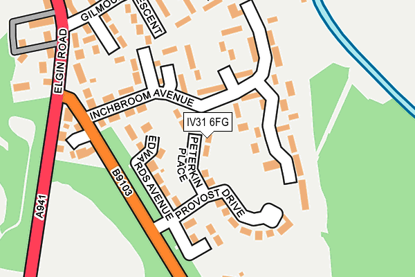 IV31 6FG map - OS OpenMap – Local (Ordnance Survey) IV31 6FG map - OS OpenMap – Local (Ordnance Survey)