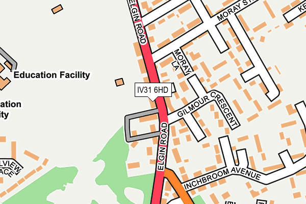 IV31 6HD map - OS OpenMap – Local (Ordnance Survey) IV31 6HD map - OS OpenMap – Local (Ordnance Survey)