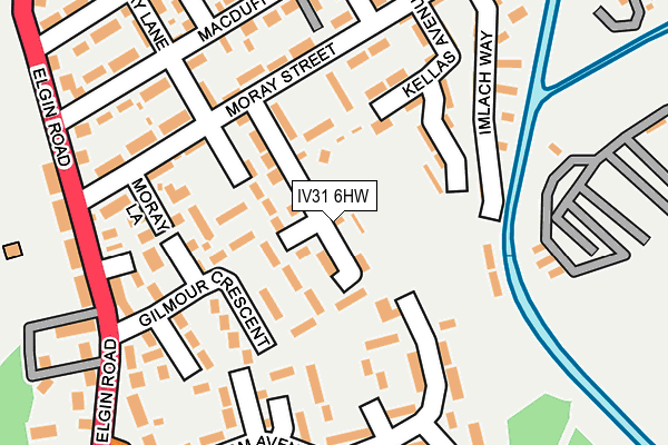 IV31 6HW map - OS OpenMap – Local (Ordnance Survey) IV31 6HW map - OS OpenMap – Local (Ordnance Survey)