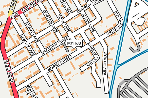 IV31 6JB map - OS OpenMap – Local (Ordnance Survey) IV31 6JB map - OS OpenMap – Local (Ordnance Survey)