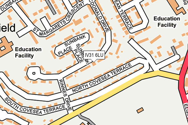 IV31 6LU map - OS OpenMap – Local (Ordnance Survey) IV31 6LU map - OS OpenMap – Local (Ordnance Survey)
