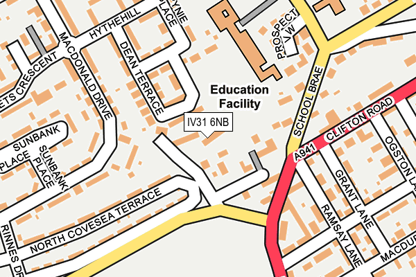 IV31 6NB map - OS OpenMap – Local (Ordnance Survey) IV31 6NB map - OS OpenMap – Local (Ordnance Survey)