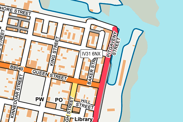 IV31 6NX map - OS OpenMap – Local (Ordnance Survey) IV31 6NX map - OS OpenMap – Local (Ordnance Survey)