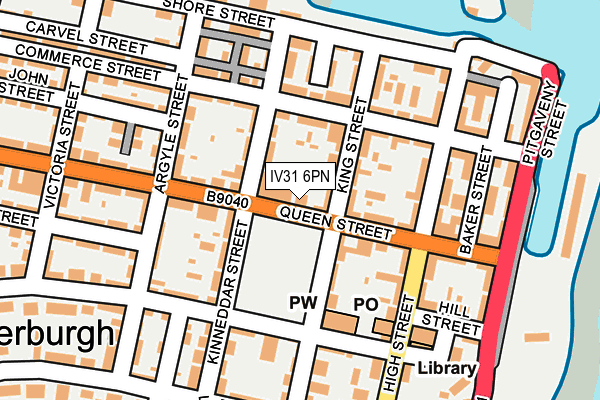 IV31 6PN map - OS OpenMap – Local (Ordnance Survey) IV31 6PN map - OS OpenMap – Local (Ordnance Survey)