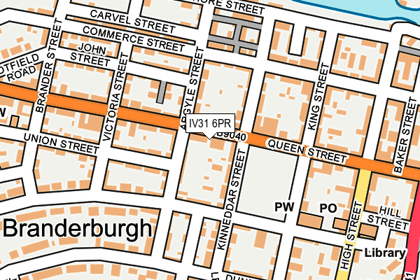 IV31 6PR map - OS OpenMap – Local (Ordnance Survey) IV31 6PR map - OS OpenMap – Local (Ordnance Survey)