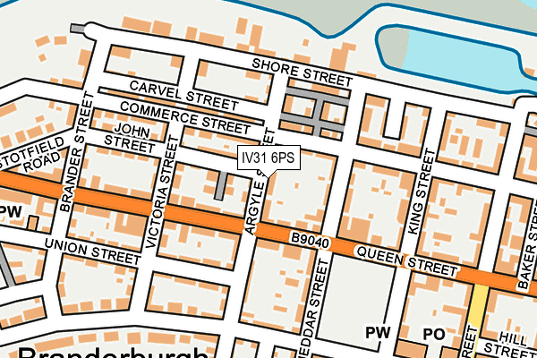 IV31 6PS map - OS OpenMap – Local (Ordnance Survey) IV31 6PS map - OS OpenMap – Local (Ordnance Survey)