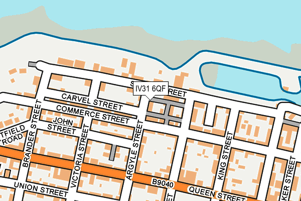 IV31 6QF map - OS OpenMap – Local (Ordnance Survey) IV31 6QF map - OS OpenMap – Local (Ordnance Survey)