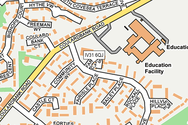 IV31 6QJ map - OS OpenMap – Local (Ordnance Survey) IV31 6QJ map - OS OpenMap – Local (Ordnance Survey)