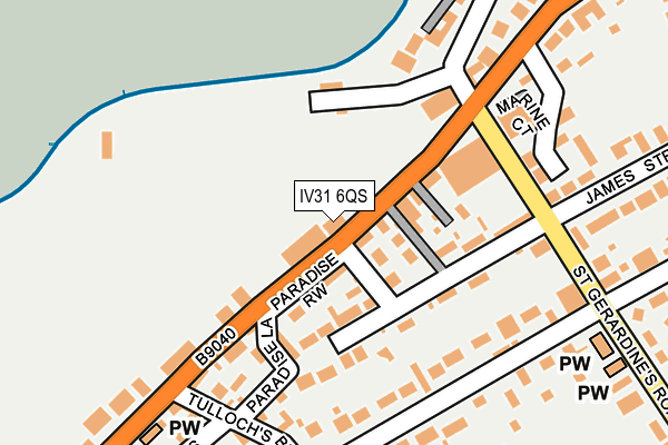 IV31 6QS map - OS OpenMap – Local (Ordnance Survey) IV31 6QS map - OS OpenMap – Local (Ordnance Survey)
