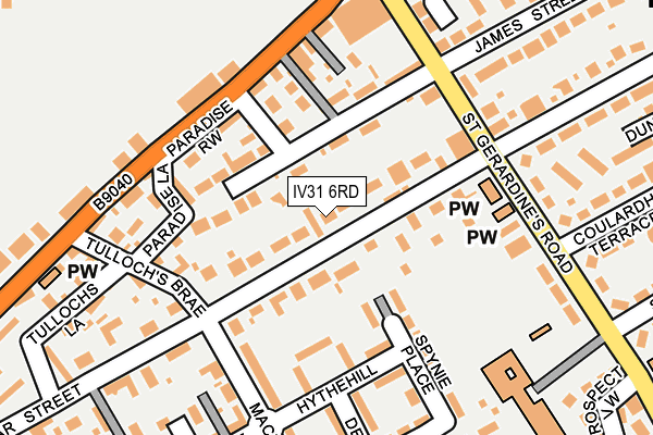 IV31 6RD map - OS OpenMap – Local (Ordnance Survey) IV31 6RD map - OS OpenMap – Local (Ordnance Survey)