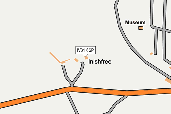 IV31 6SP map - OS OpenMap – Local (Ordnance Survey)