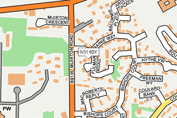 IV31 6SY map - OS OpenMap – Local (Ordnance Survey) IV31 6SY map - OS OpenMap – Local (Ordnance Survey)