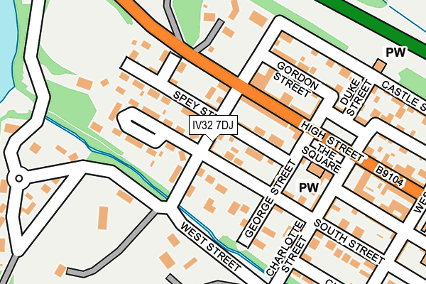 IV32 7DJ map - OS OpenMap – Local (Ordnance Survey) IV32 7DJ map - OS OpenMap – Local (Ordnance Survey)
